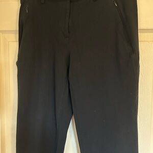 Talbots Classic Stretch Black Pants, size M